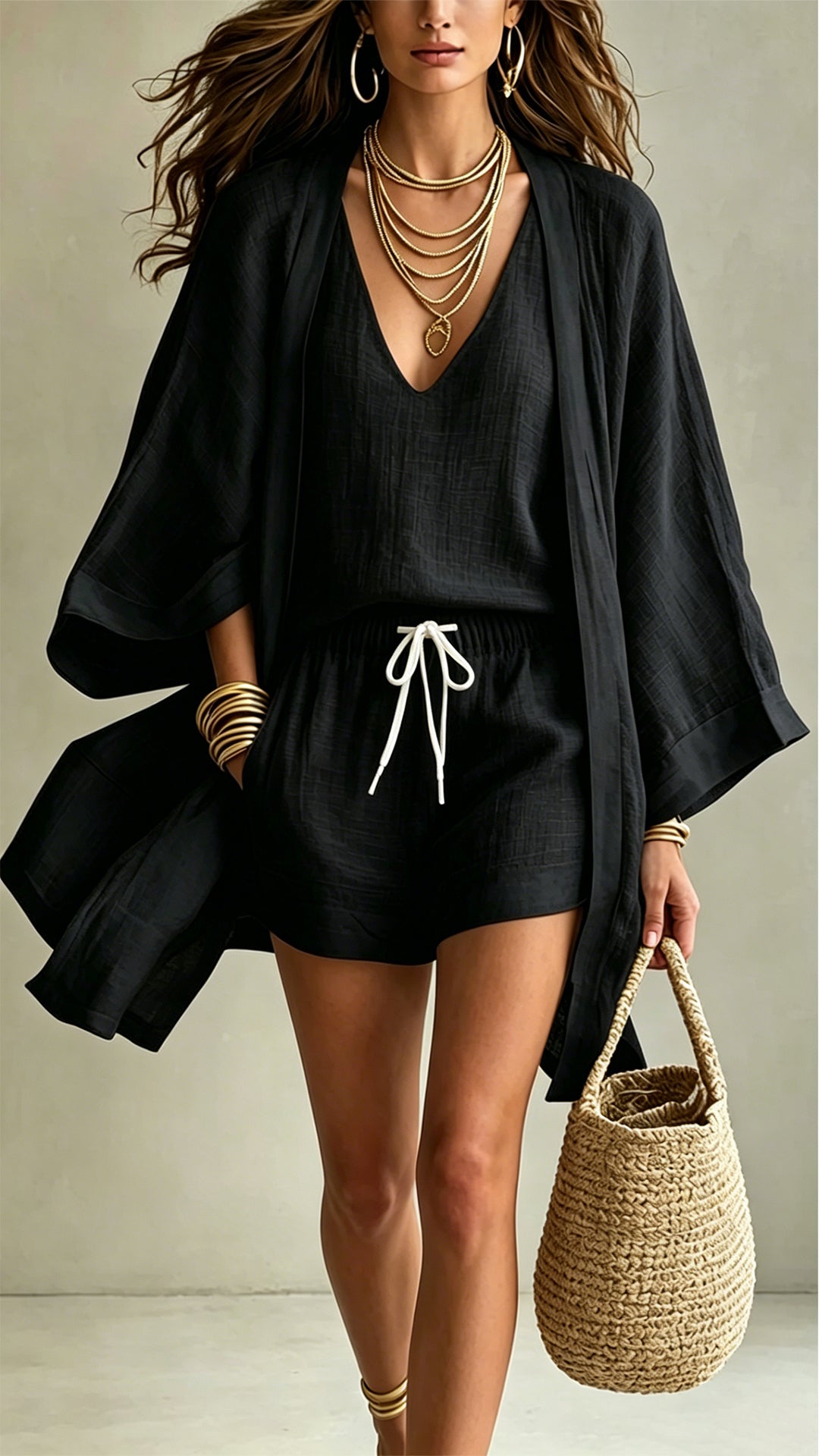 🎁New Arrivals🔥Women's Linen-Blend Three-Piece Set