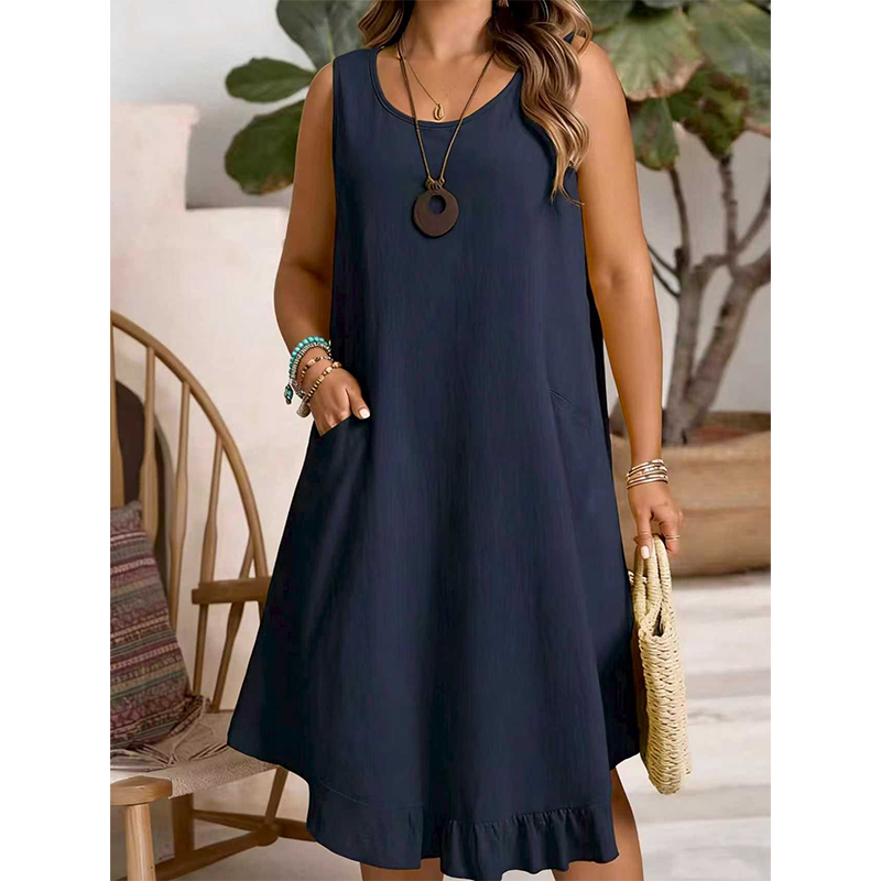 ⏳Time-Limited Special⏰Women Casual Sleeveless Ruffle Dress