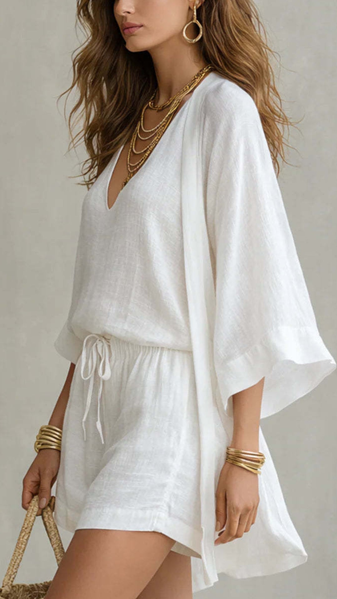 🎁New Arrivals🔥Women's  Linen-Blend Three-Piece Set