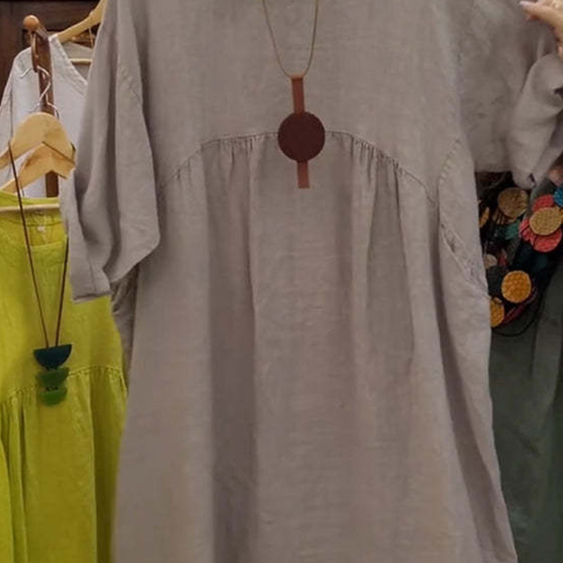 Women's Casual Loose Dress with Pockets — Soft, Breathable & Effortlessly Stylish