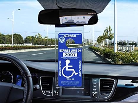 🔥🚗 Handicap Parking Placard Holder( 2 Pcak )