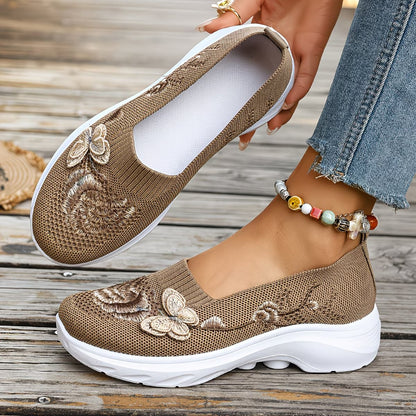 Hot New Arrivals🔥100% Hand-Embroidered Butterfly Loafers