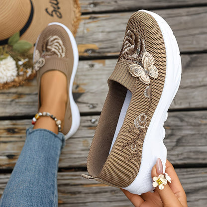 Hot New Arrivals🔥100% Hand-Embroidered Butterfly Loafers
