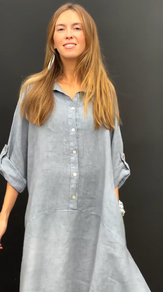 🎁New Arrivals🔥Summer Cotton and Linen blend Maxi Dress