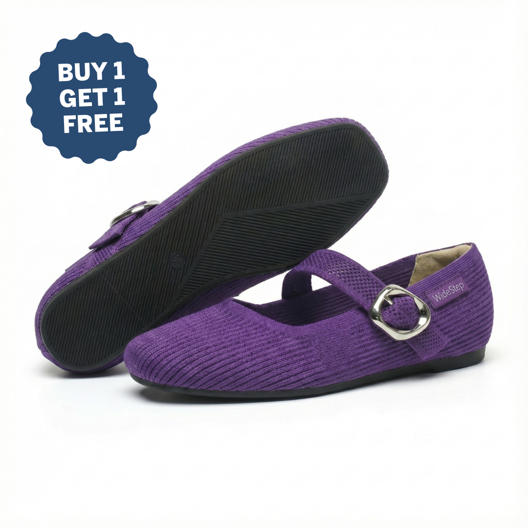 👟 WideStep™ Elora Comfort Flat-Buy one, get one free