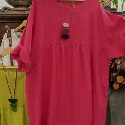 Women's Casual Loose Dress with Pockets — Soft, Breathable & Effortlessly Stylish