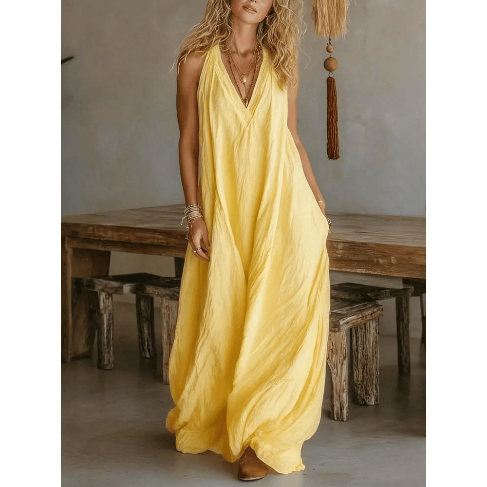 👗New Arrivals🎁Women's Casual Sleeveless Loose-Fitting Long Dress