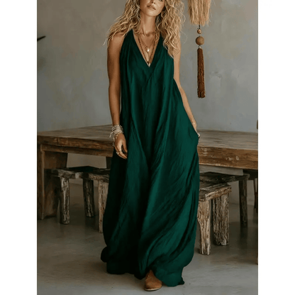👗New Arrivals🎁Women's Casual Sleeveless Loose-Fitting Long Dress