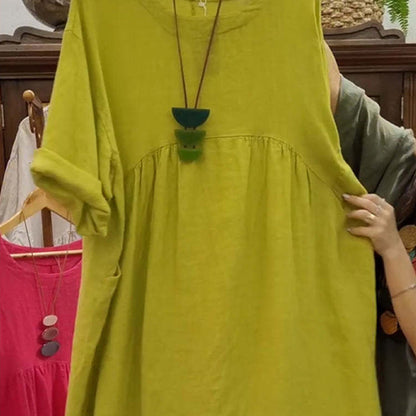 Women's Casual Loose Dress with Pockets — Soft, Breathable & Effortlessly Stylish