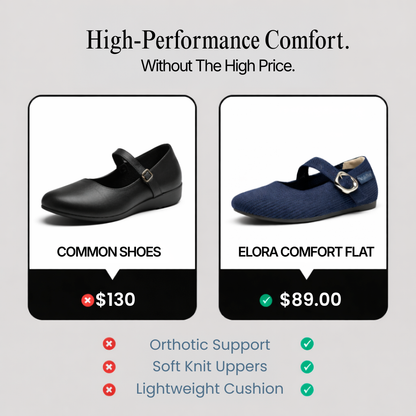 👟 WideStep™ Elora Comfort Flat-Buy one, get one free