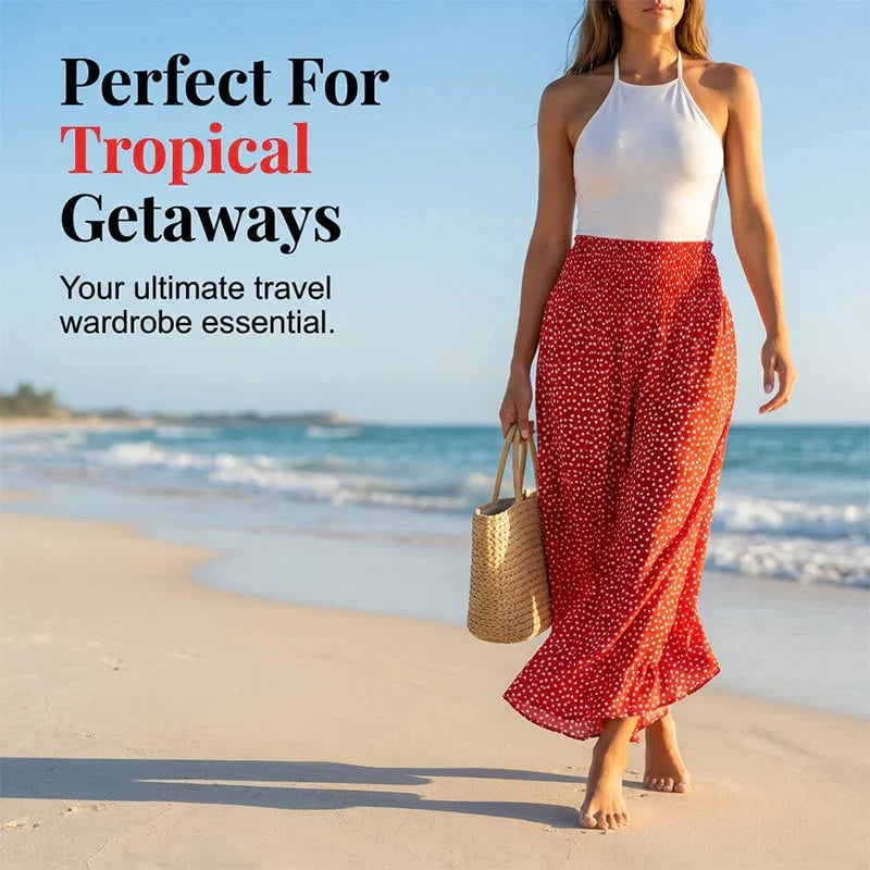 🎁New Arrivals🔥Women’s Flowy High Waist Wide-Leg Pants – Slimming, Comfy & Chic
