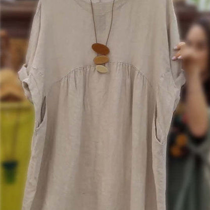 Women's Casual Loose Dress with Pockets — Soft, Breathable & Effortlessly Stylish