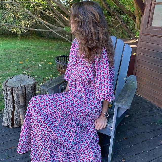 🎁New Arrivals🔥 Puffy Sleeve Floral Pattern Elegant Boho Dress