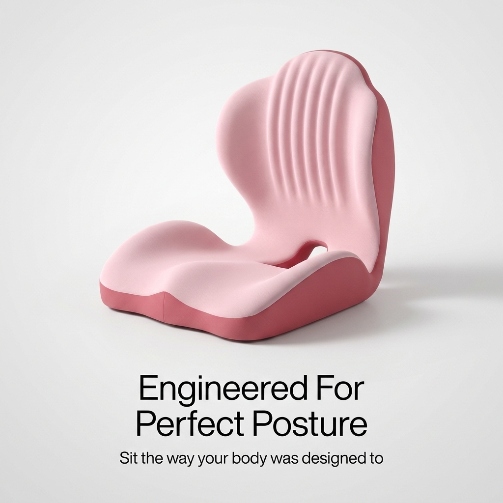 💺Ergonomic Back Support Seat Cushion