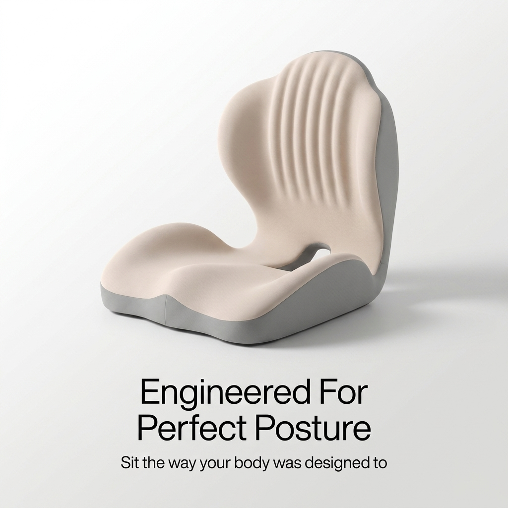 💺Ergonomic Back Support Seat Cushion