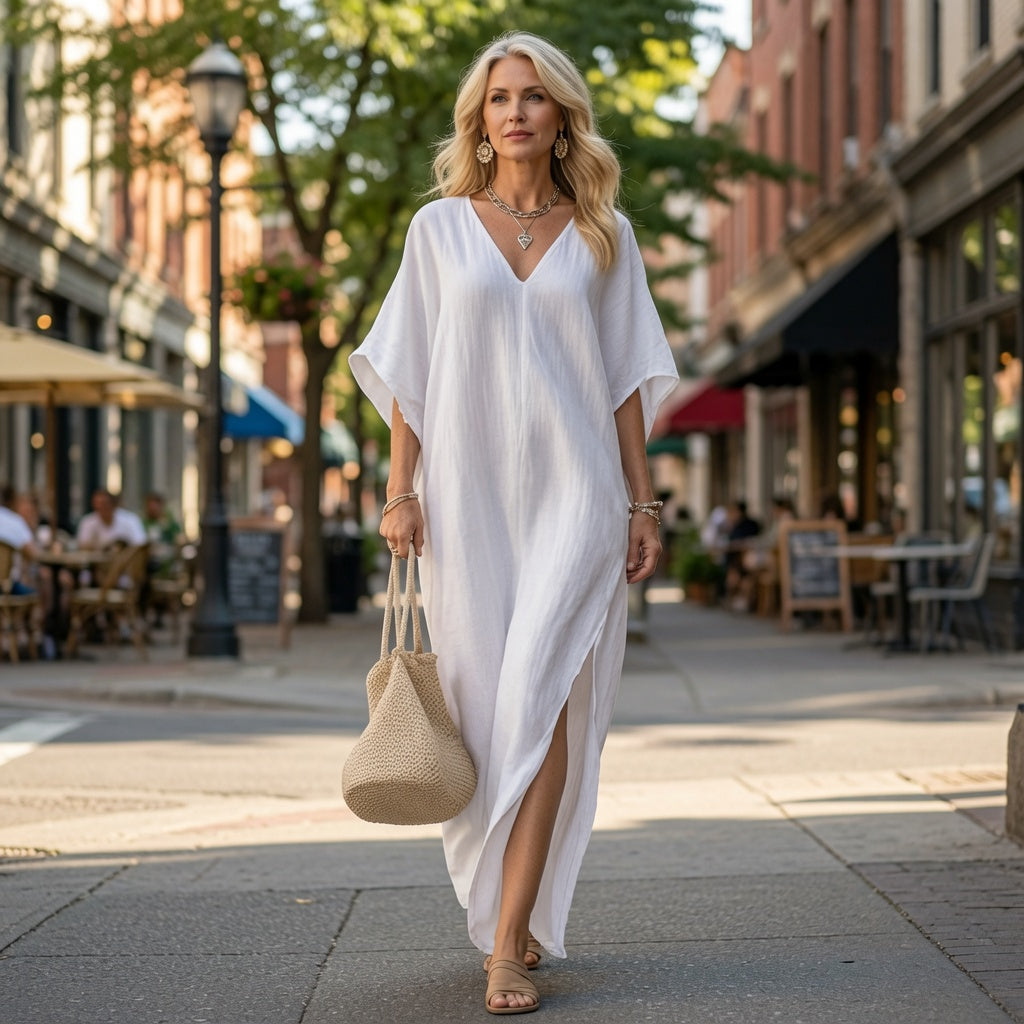 ⏳Time-Limited Special⏰Women's Casual V-Neck Maxi Dress
