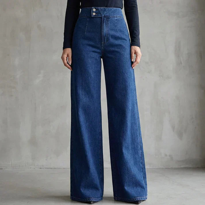 🎁New Arrivals🔥Serena Altieri™ Slimming Wide-Leg Everyday Jeans