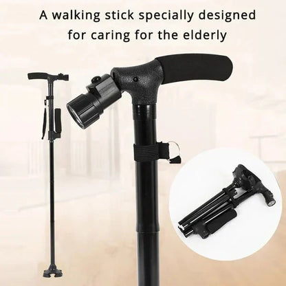 🧓🏼Foldable LED Anti-Slip Walking Cane