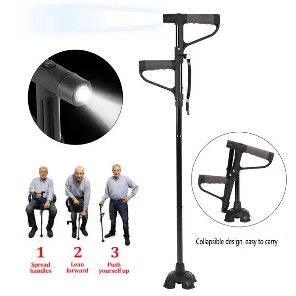 🧓🏼Foldable LED Anti-Slip Walking Cane