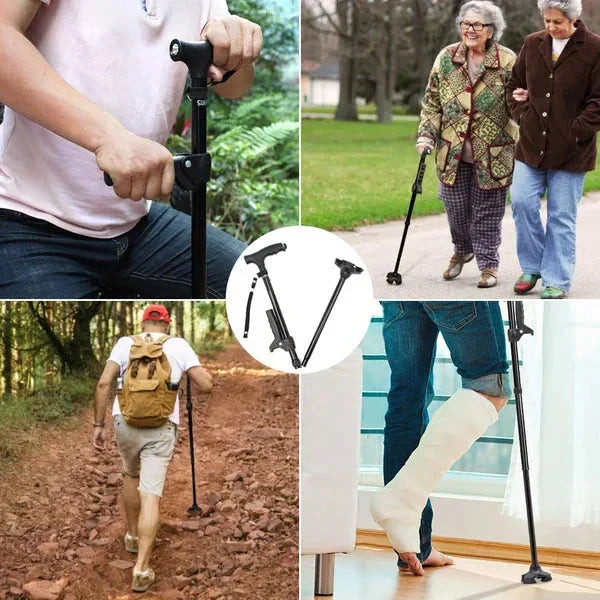 🧓🏼Foldable LED Anti-Slip Walking Cane