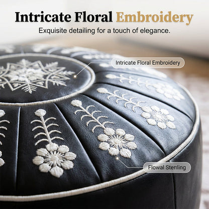 🥳2026 HOT SALE🥳💞50K+ SOLD! High-end luxury-quality leather Versatile Round Storage Seat