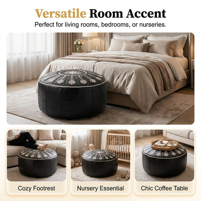 🥳2026 HOT SALE🥳💞50K+ SOLD! High-end luxury-quality leather Versatile Round Storage Seat