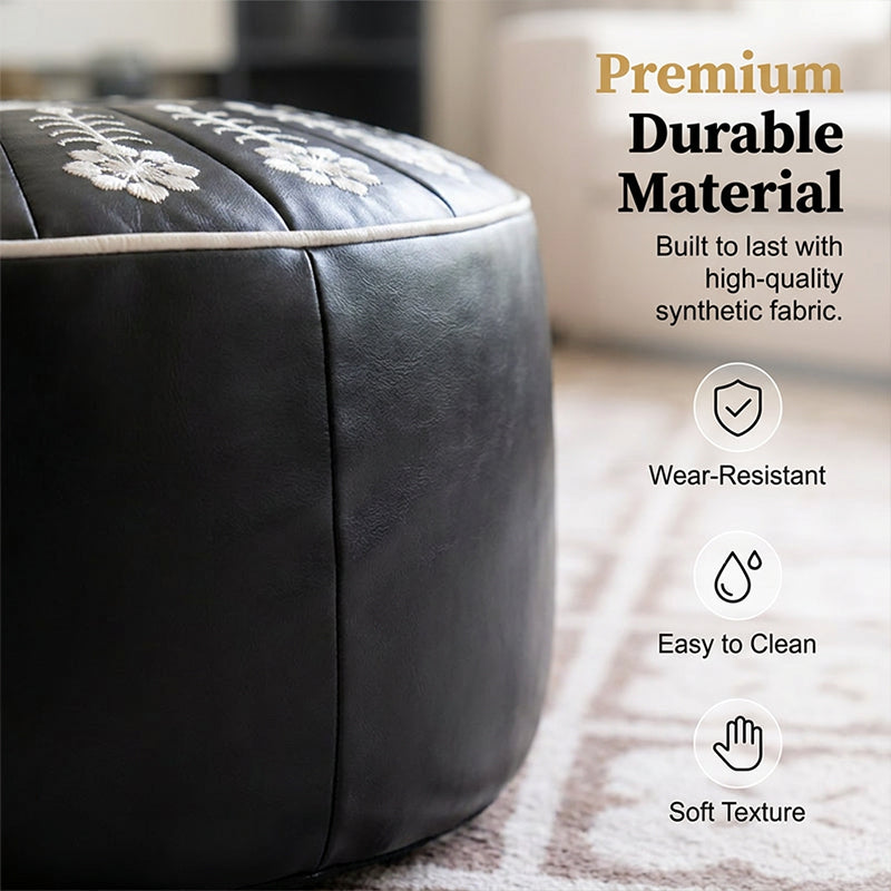 🥳2026 HOT SALE🥳💞50K+ SOLD! High-end luxury-quality leather Versatile Round Storage Seat