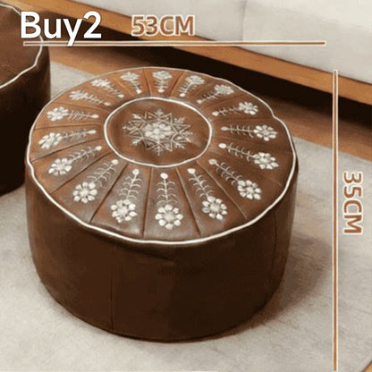 🥳2026 HOT SALE🥳💞50K+ SOLD! High-end luxury-quality leather Versatile Round Storage Seat