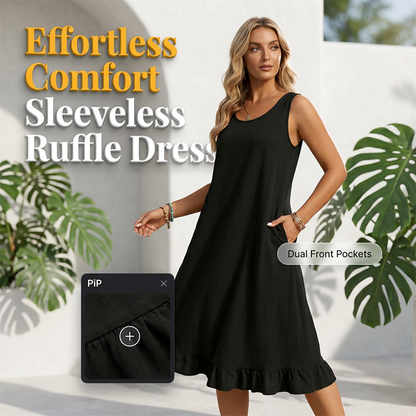 ⏳Time-Limited Special⏰Women Casual Sleeveless Ruffle Dress