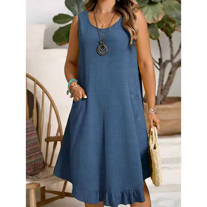 ⏳Time-Limited Special⏰Women Casual Sleeveless Ruffle Dress