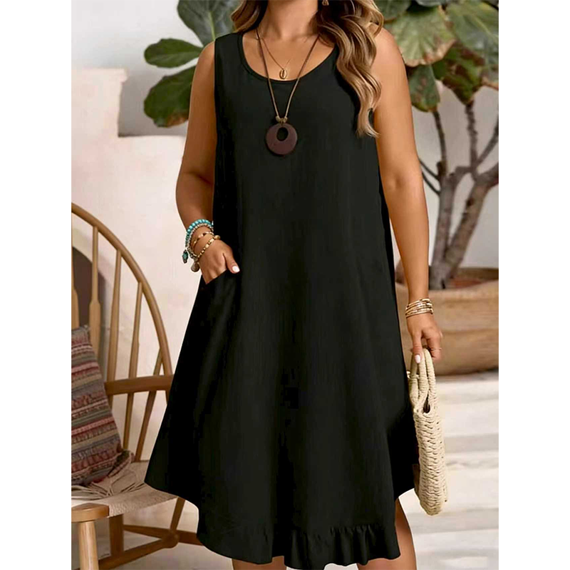 ⏳Time-Limited Special⏰Women Casual Sleeveless Ruffle Dress